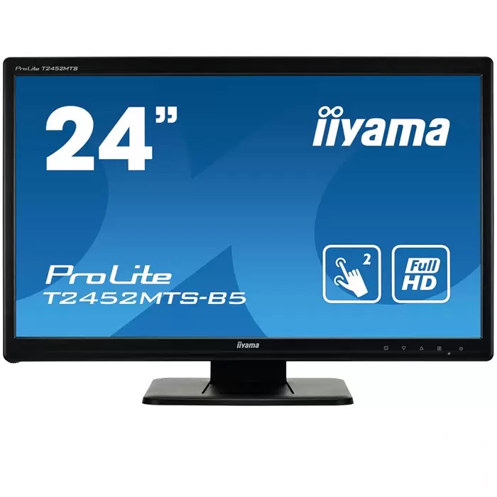 مانیتور لمسی 24 اینچ آی‌یاما مدل T2452MTS مناسب استفاده صنعتی و فروشگاهی